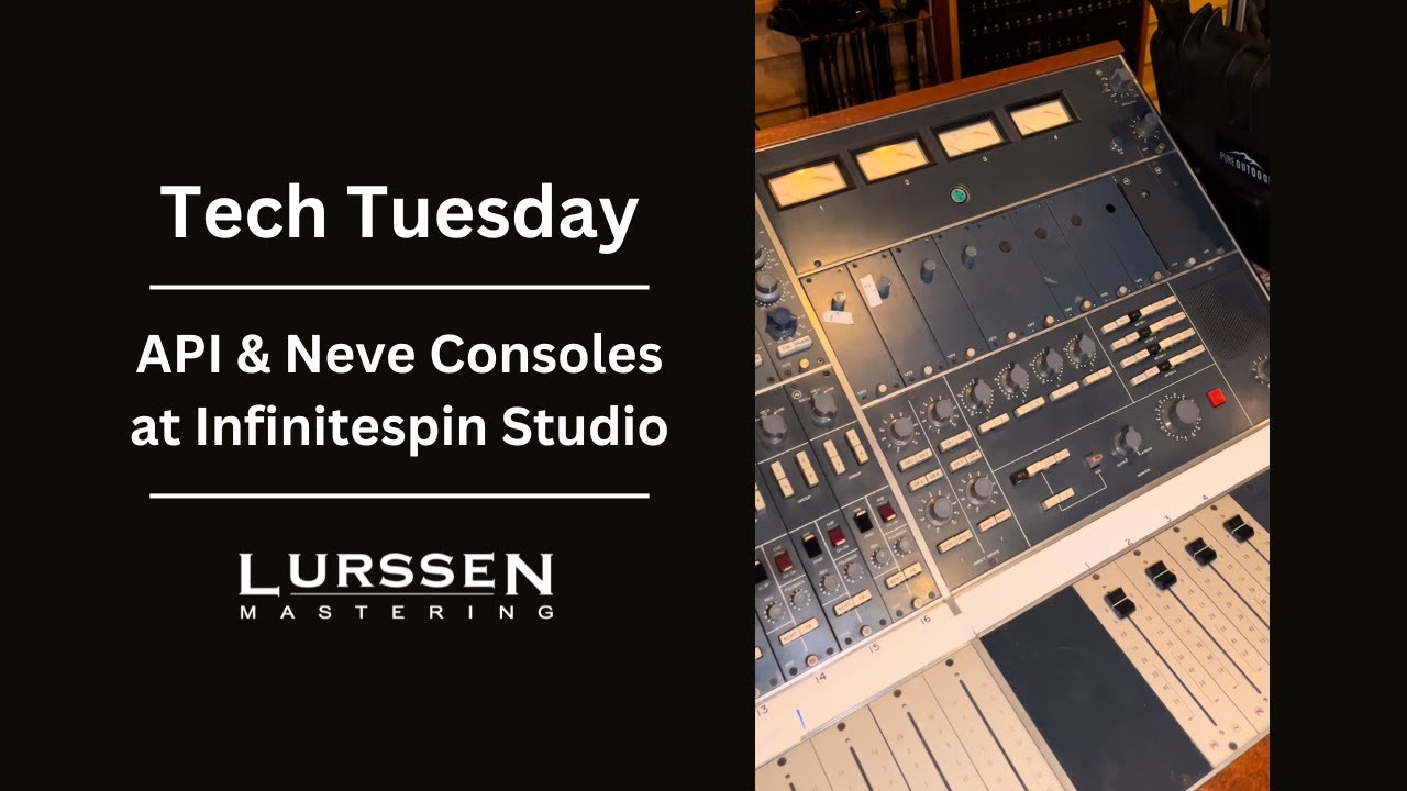 API & Neve Consoles at Infinitespin Studio W/ Matt Linesch | Tech ...