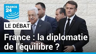 France : la diplomatie de l'équilibre ? Emmanuel Macron en Cisjordanie et en Jordanie • FRANCE 24