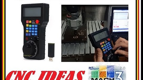 HB04 Wireless MPG Operation CNC Mach3