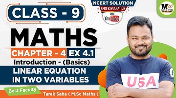 class 9 maths Exercise 4.1 ncert solutions | chapter 4 linear equation in two variables | Ex 4.1