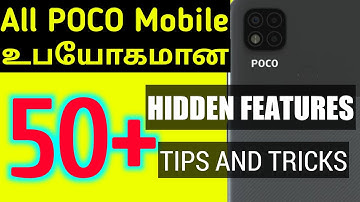 Top 50+ Hidden Features on All POCO Mobile in Tamil | POCO Mobile Tips & Tricks | POCO Hidden Tricks
