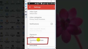 How to set out of office in Gmail android app