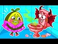 Potty Training with Avocado Babies 😊 Healthy Habits for Kids  || Funny Stories by Pit & Penny 🥑