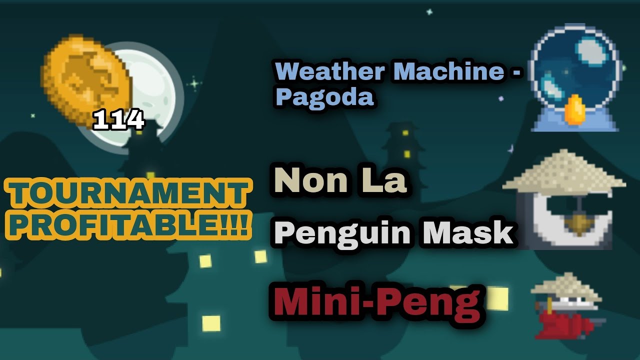 Growtopia using 114 Tourney Token in TOURNAMENT will i get Mini-Peng ...