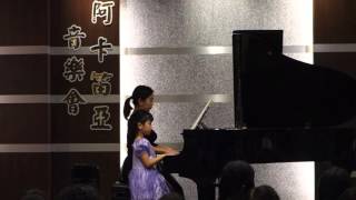 20151212昀蓁和王唯老師的四手聯彈(艾佛瑞:小奏鳴曲)