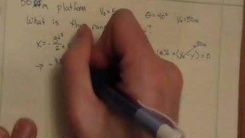 FE Review: Projectile Motion