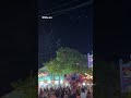 El espectáculo de fuegos artificiales abre la primera noche de feria en Granada