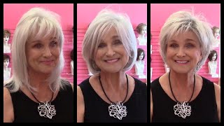 White and Rooted Grey Wigs on Shar (Official Godiva's Secret Wigs Video)