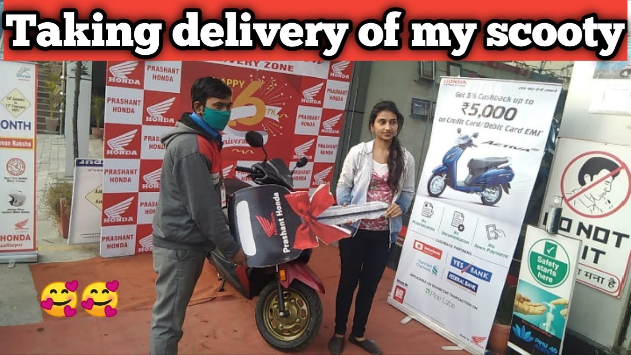 Taking Delivery of my Scooty 🛵| Gift By MOM and DAD😘 | Special vlog😍 ️ ...