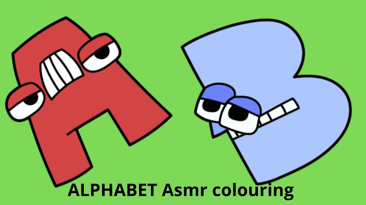 alphabet Asmr colouring pages Asmr colouring #asmr #colouring #alphabet ...