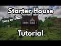 Minecraft Simple Starter House Tutorial | #minecrafttutorial #minecraftstarterhouse