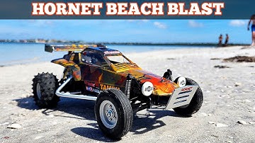 Tamiya Hornet Torque Tuned on the Beach