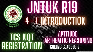 jntuk r19 4-1 introduction | tcs nqt 2023 batch registration video | python classes ?