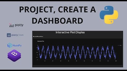 Python project #2, create a dashboard with python and dash