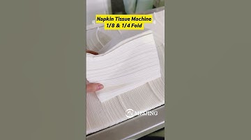 Napkin tissue machine 1/4 & 1/8 fold #napkintissuemachine #tissuemachine #facialtissuemachine
