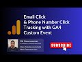 Email Click & Phone Number Click Custom Event with Google Analytics