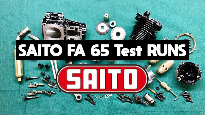 Saito FA 65. Test Runs