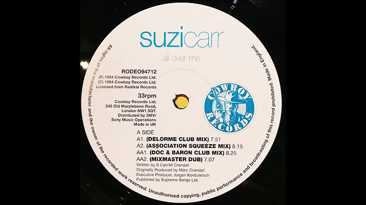 Suzi Carr - All Over Me (Mixmaster Dub)