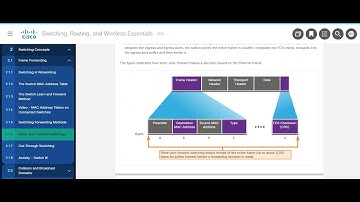 CCNA2 Module 2 Switching Concepts