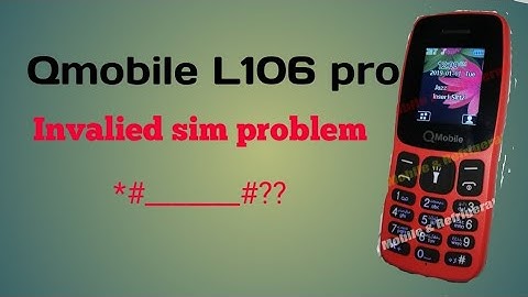 How to change imei number Qmobile L106 pro