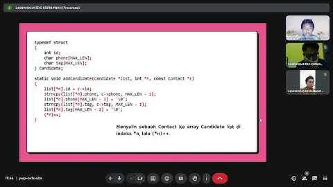 Presentasi Final Project UAS Struktur Data dengan studi kasus Get Contact Kelompok 14