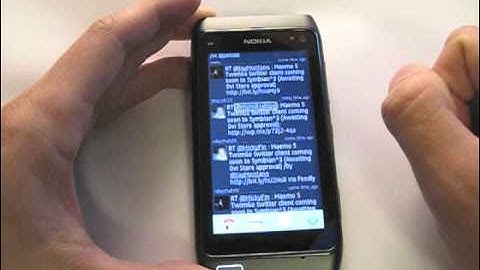 Preview of TwimGo on Nokia N8