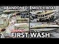 ABANDONED Barn Find | Moldy Boat First Wash In 10 Years! | Satisfying ASMR Car Detailing Restoration