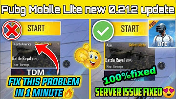 Pubg Mobile Lite server fix 👍 l server problem fixed#pubg#ytgamerjayesh