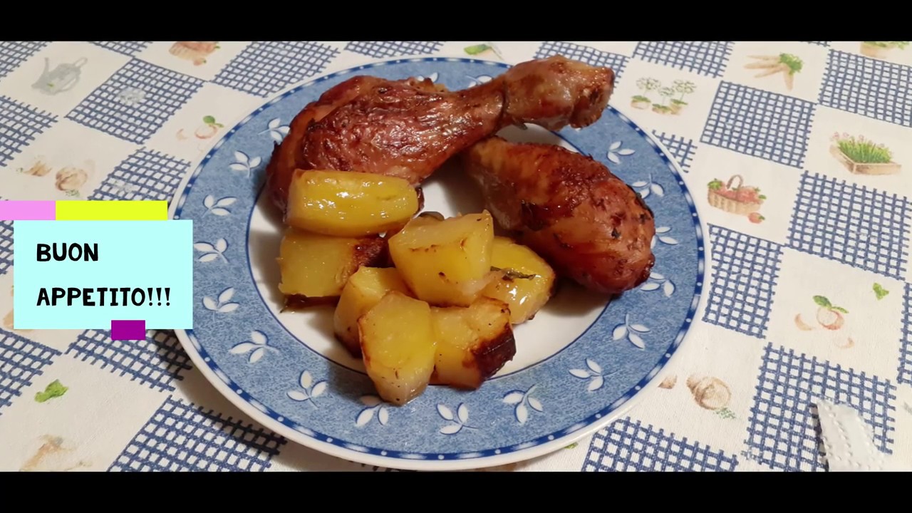 cosce di pollo marinate al forno