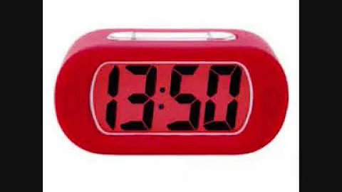 Digital alarm clock sound effect beeping sounds