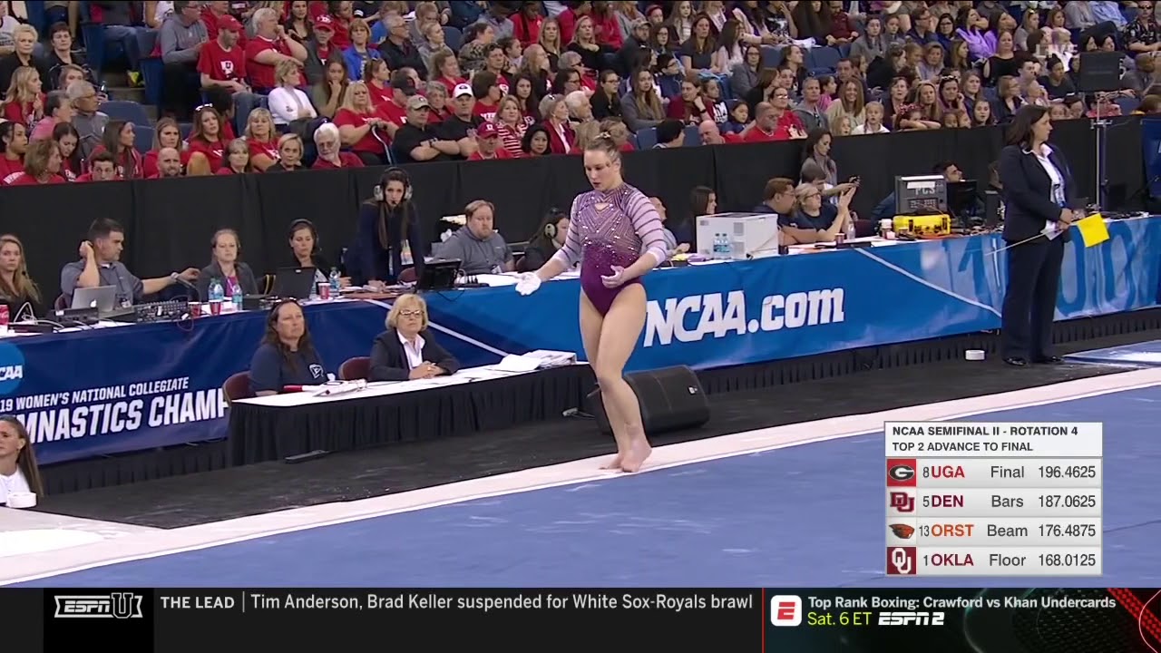 Brenna Dowell Floor Oklahoma National Semifinals 2019