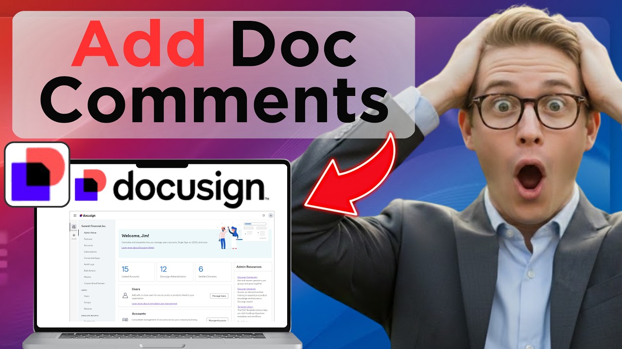How to Add Comments to a Document in DocuSign (Easy Guide) - YouTube