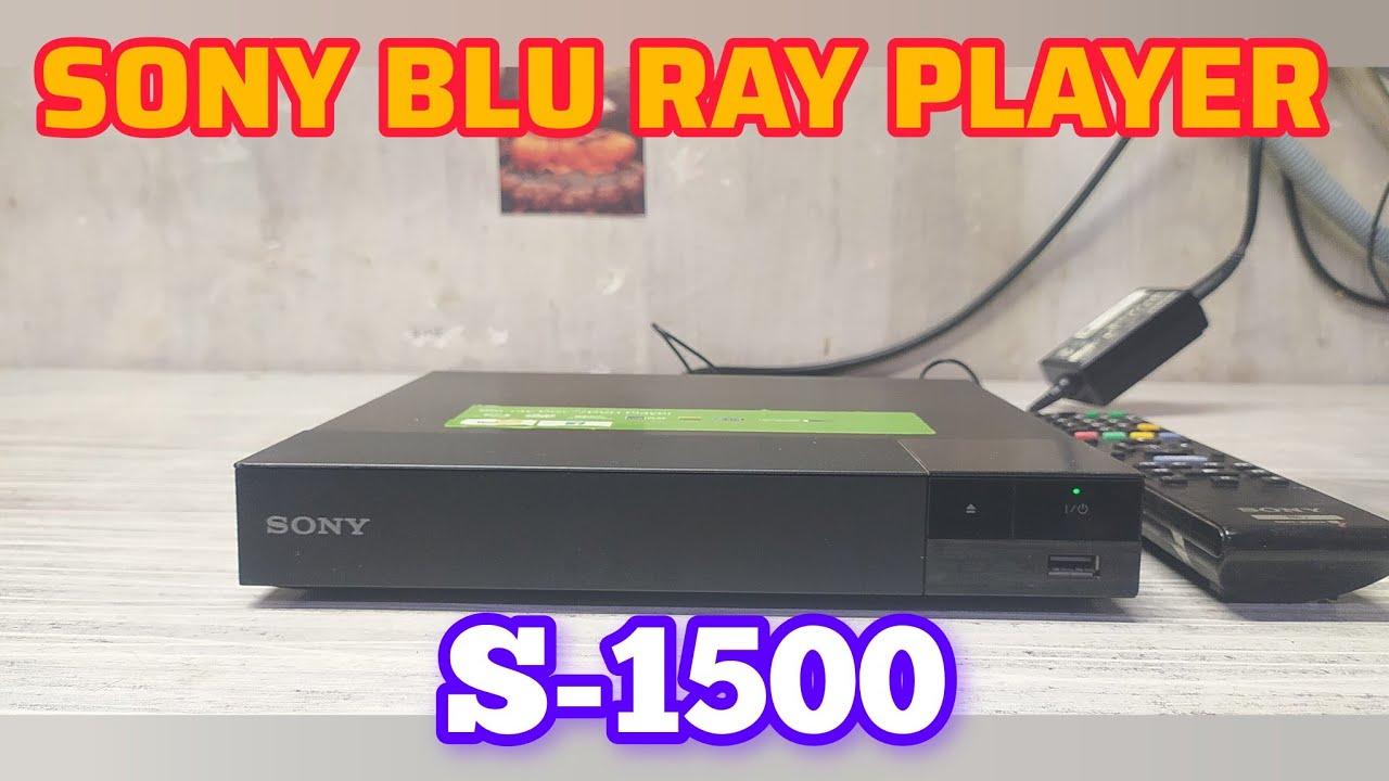 SONY BLU-RAY DVD PLAYES | BDP-S1500 |NEW VERSION‬