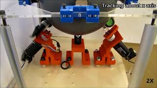 The Hbot : A Holonomic Spherical Haptic Interface Driven by Non-Holonomic Wheels