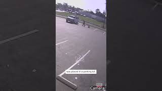 Teddy Bear Filled With Explosives Goes Off in Parking Lot #shorts
