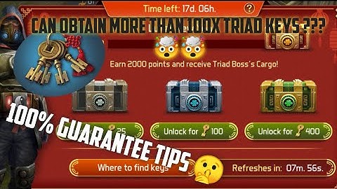 Tips How To Get More Triad Keys (Triad Event) : Dawn of Zombies Survival Gameplay