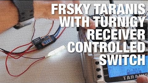 FrSky Taranis w/ Turnigy Receiver Controlled Switch for Toggling LEDs