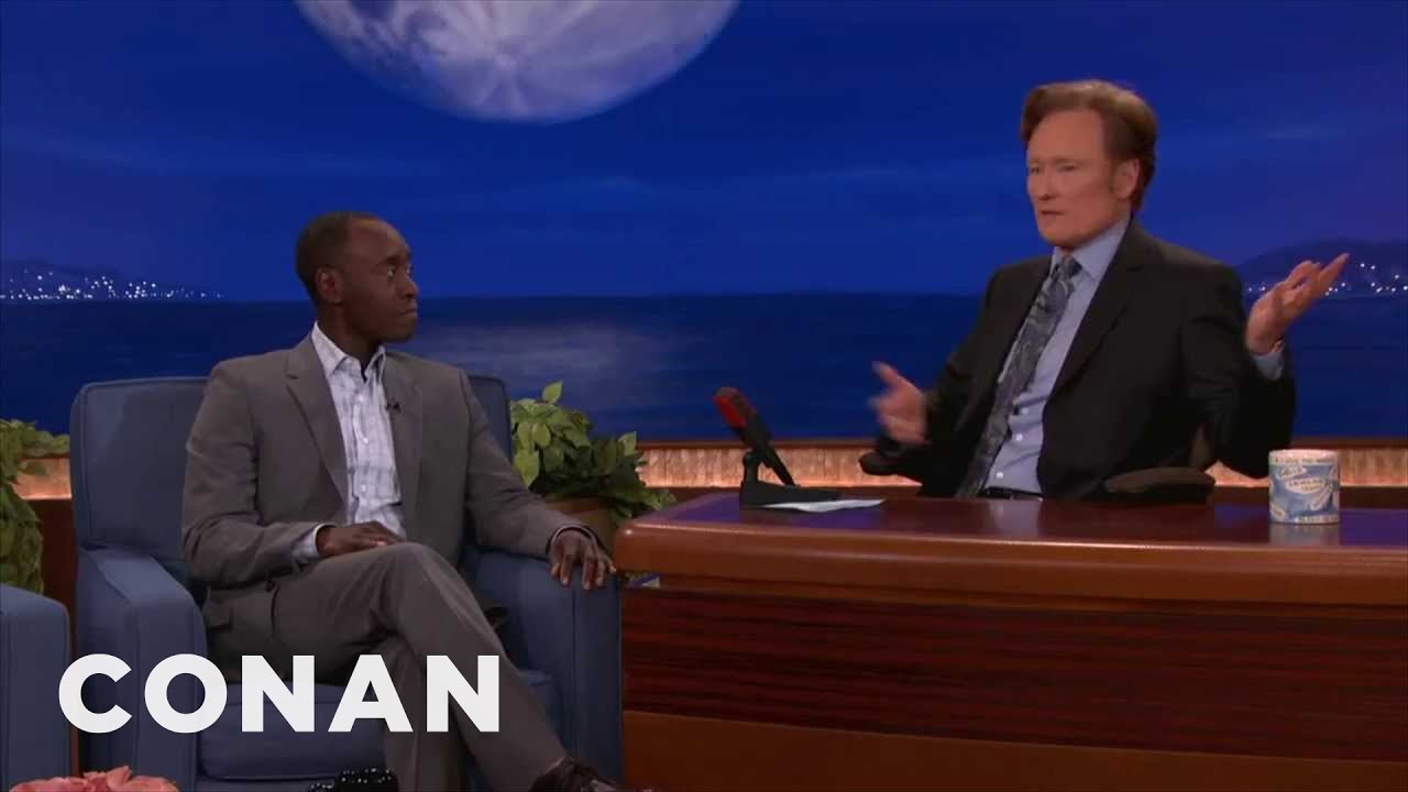 Don Cheadle Is A Proud Graduate Of Waiter School | CONAN on TBS