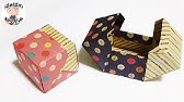 折り紙の箱 ふた付きで可愛い Origami Box With Lid 音声解説あり ばぁばの折り紙 Youtube 折り紙の箱 ふた付きで可愛い Origami Box With Lid 音声解説あり ばぁばの折り紙 Youtube