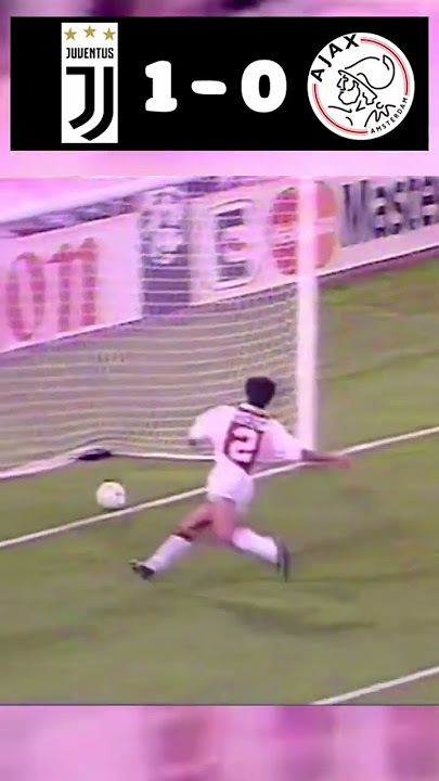Juventus vs Ajax UEFA Champions League 1996 Final - Penalty shootout
