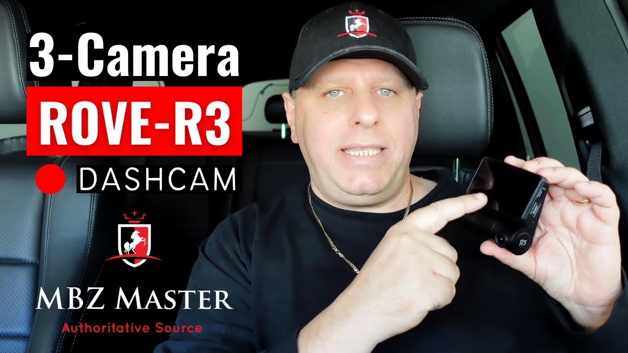 ROVE R3 Dash Cam 2023, caméra de tableau de bord de voiture à écran tactile  3 ca