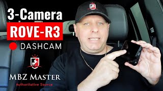 3 Rotatable Cameras | ROVER3 Dashcam Review!