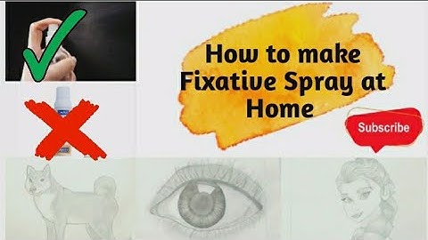 How to make Fixative Spray at Home | Protect your sketches | In just rupees 5 | Akshansh Shrivastava