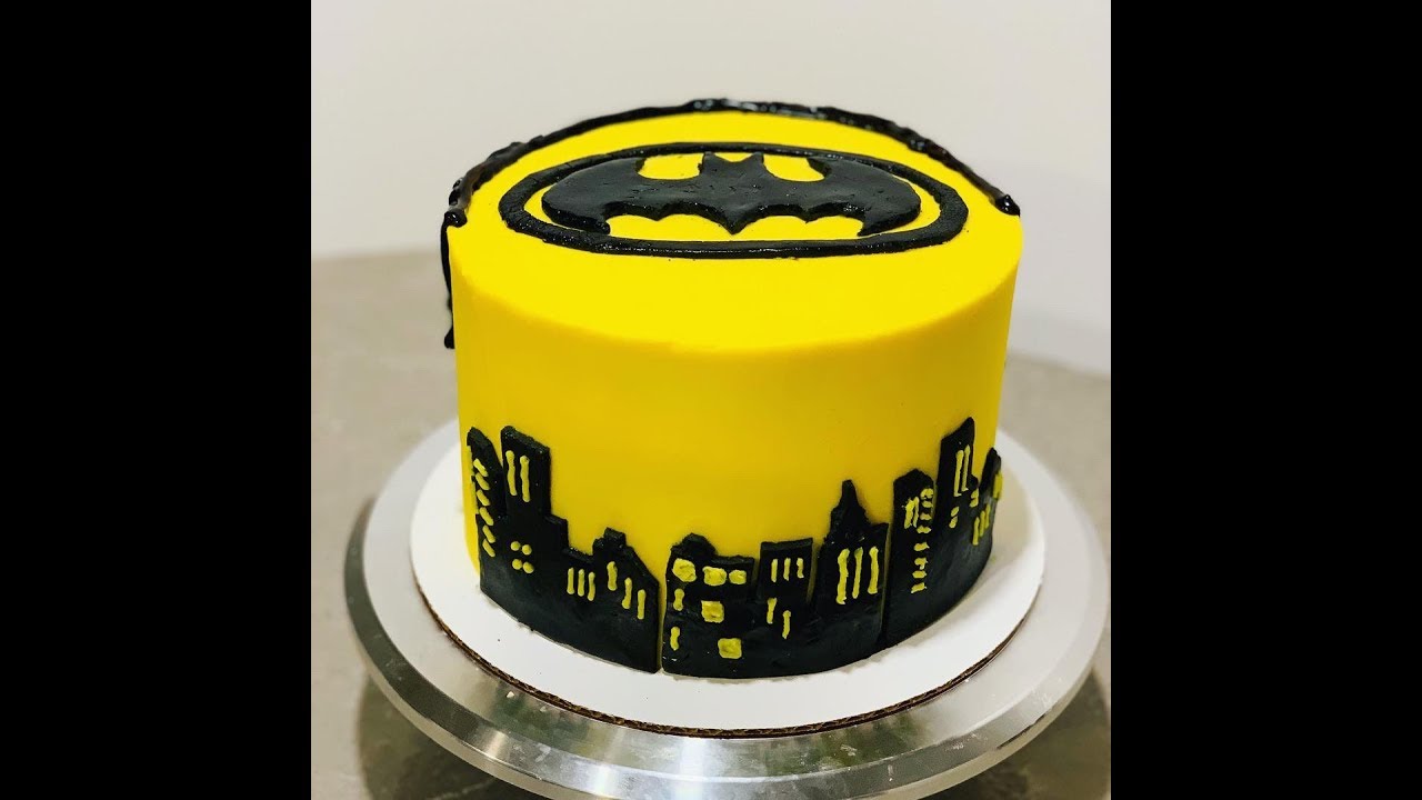 Batman Birthday Cake - YouTube
