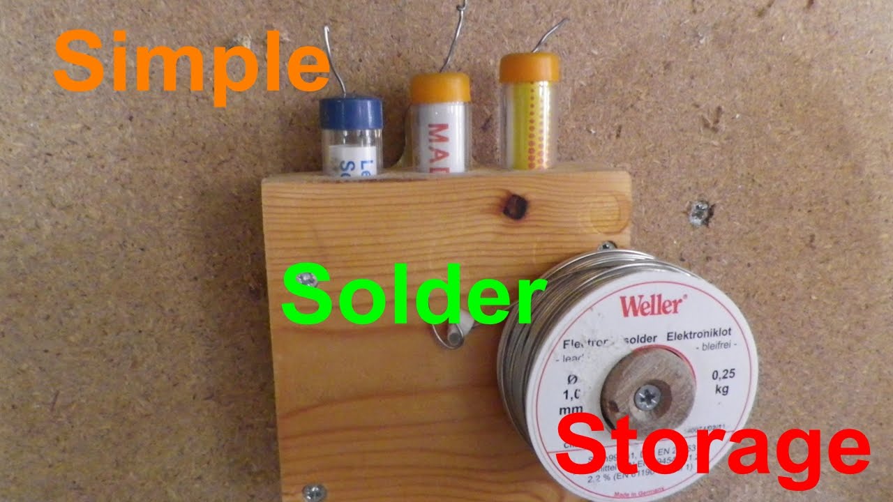Electrical solder storage YouTube
