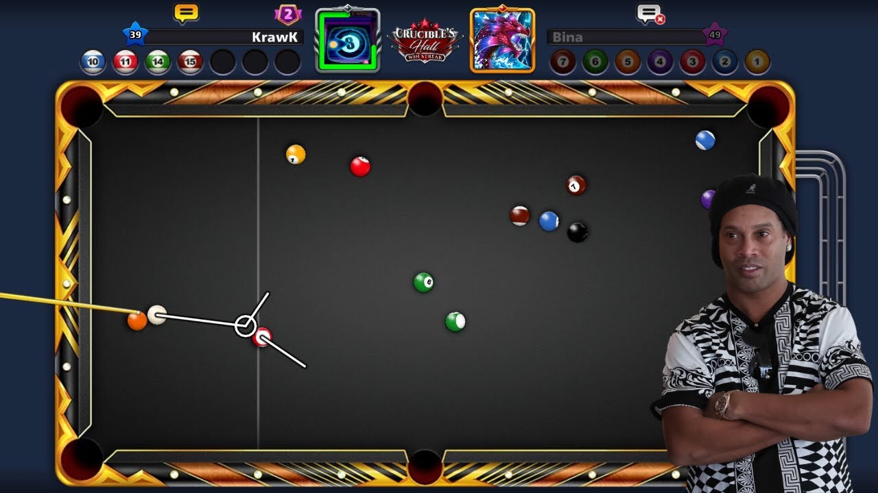 8 Ball Pool - HACK DE MIRA INFINITA NO 8 BALL POOL É PRA NOOB!! 