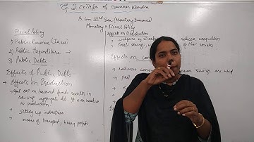 B,Com Sem 3 - Monetary Economics - Lecture 27