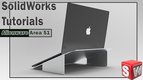 Best CAD Tutorials | SolidWorks design for Alienware Area 51m Laptop stand  | Solidworks Tutorials