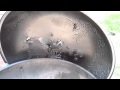 Quick Tip:  Cleaning grease flakes off your charcoal kettle