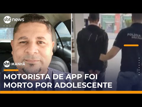 Video homem-e-preso-suspeito-de-mandar-matar-motorista-por-divida-adolescente-executou-crime-sbt-manha